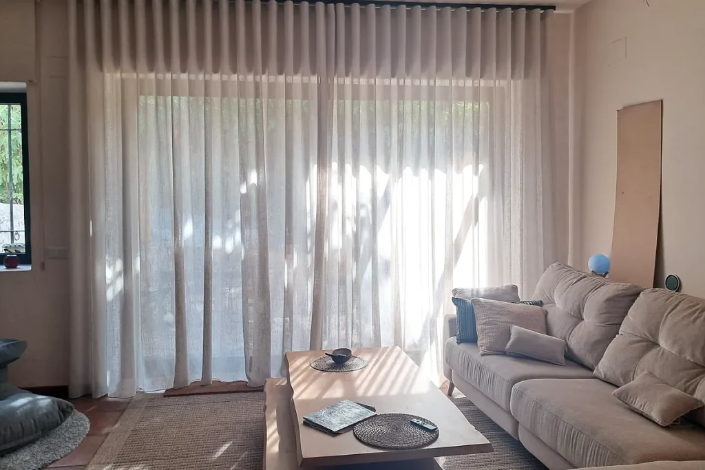cortinas a medida para salon