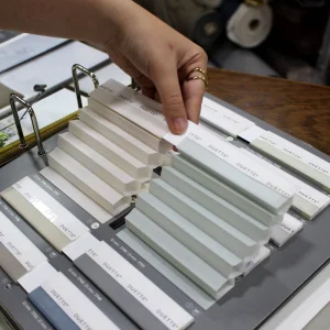 Muestra cortinas para la cocina